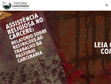 Tablet Screenshot of carceraria.org.br